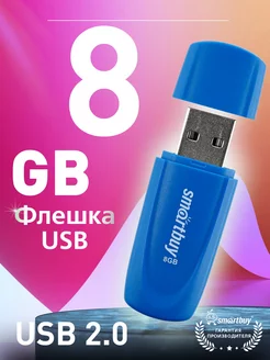 Флешка 8 Гб USB 2.0 Scout Синяя