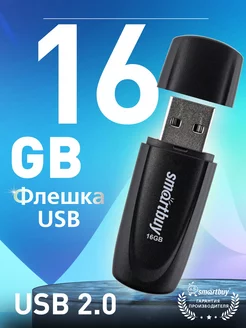 Флешка 16 Гб USB 2.0 Scout Черная