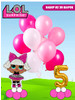Набор воздушных шаров Лол Дива и цифра 5 бренд праздник праздник огурцы продавец 