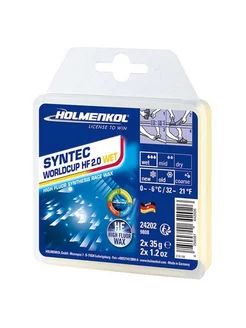 Высокофторовый парафин SYNTEC World Cup HF 2.0 WET, 2х35г