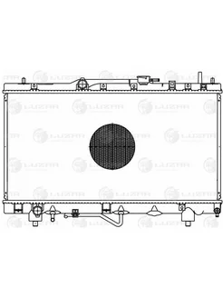 Радиатор охл. для а м Toyota Carina (96-) Caldina (97-) C