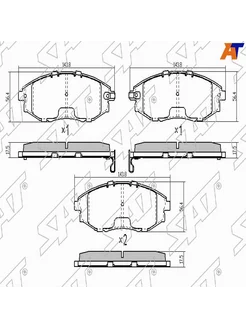 Колодки тормозные перед CHEVROLET EPICA 06-11