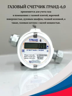 Газовый Счетчик Гранд-6,0