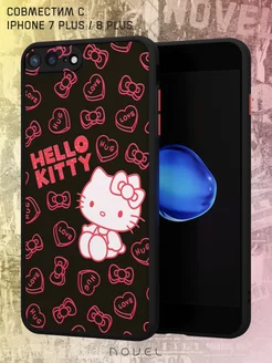 Чехол-бампер на iPhone 7 8 plus с принтом Hello Kitty