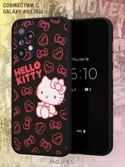 Чехол-бампер на Samsung A53 с принтом Hello Kitty