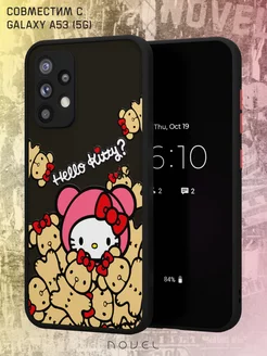 Чехол-бампер на Samsung A53 с принтом Hello Kitty