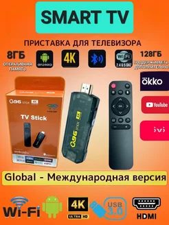 Смарт ТВ приставка TV Box 4K ultra HD 8gb+128gb