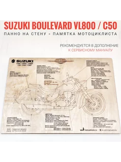 Панно Suzuki VL800 C50 Intruder Boulevard сервисный мануал