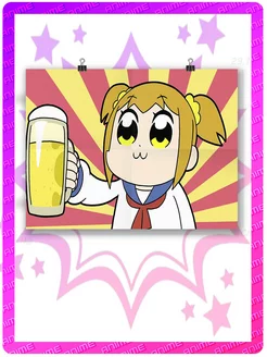 Аниме плакат Pop Team Epic