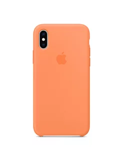 Apple iPhone XS Силиконовый Чехол (Papaya)