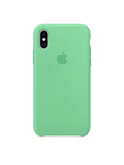 Apple iPhone XS Силиконовый Чехол (Spearmint)