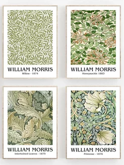 Набор из 4 постеров "William Morris"