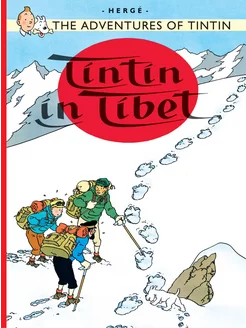 Tintin in Tibet Книга на Английском