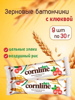 Злаковые батончики Cornline с клюквой