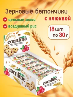 Злаковые батончики Cornline с клюквой