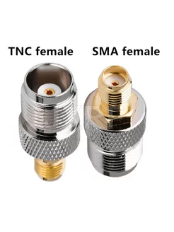 TNC-female - SMA-female (мама), переходник ВЧ - 1 шт