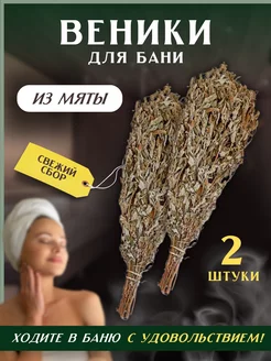 веники для бани и сауны мята