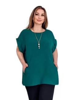 Блузка нарядная plus size кофта