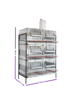 Клетка для кур несушек на 40-45 голов в полной комплектации