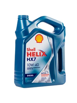 Моторное масло Шелл Helix HX7 Diesel 10W40 4л