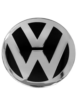 Наклейка на колпаки VW черный Серебро 56мм. 4шт