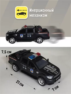 Ford Raptor Полиция Машинка металл коллекционная 1 32