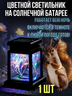 Светильник на солнечной батарее фонарь