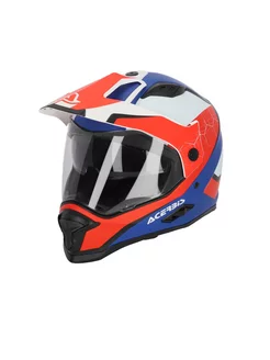 Шлем REACTIVE 22-06 White Blue Red L