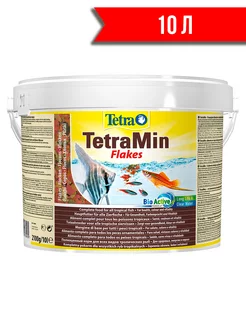 TETRAMIN FLAKES корм хлопья для всех видов рыб 10 л