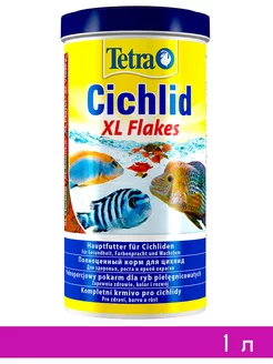 CICHLID XL FLAKES корм хлопья для всех видов цихлид 1 л