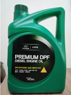 Моторное масло Хендай Premium DPF Diesel 5w30 6л