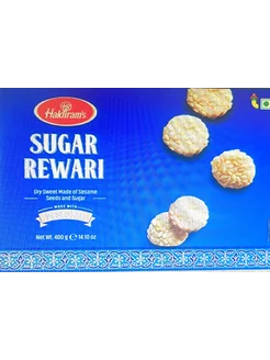 SUGAR REWARI САХАРНЫЙ РЕВАРИ–400г-Сухие сахара,кунжута