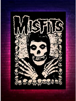 Постер - The Misfits - Rock Legends 1977 - Хоррор-Панк