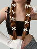Бантики заколки маленькие для волос бренд Topotizhki shop продавец 