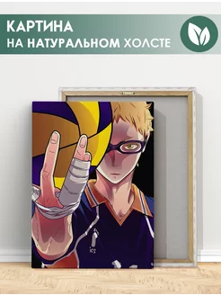 Картина Аниме Волейбол, Haikyuu!! (3) 50х70 см