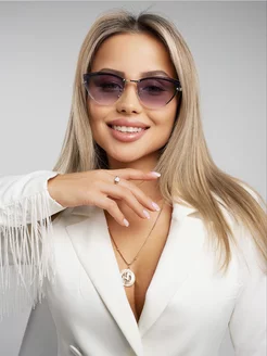 Солнцезащитные очки лисички на среднее и узкое лицо