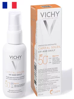 CAPITAL SOLEIL UV-AGE SPF50+ Солнцезащитный флюид 40мл