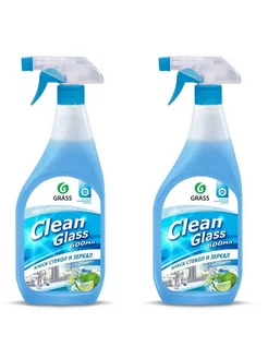 Средство для мытья стёкол Clean Glass, 600 мл, 2 шт