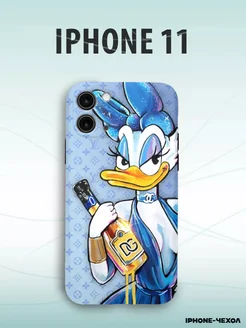 Чехол Iphone 11 LOUIS VUITTON даффи дак