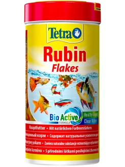 RUBIN FLAKES корм хлопья для рыб для усиления окраски 250 мл