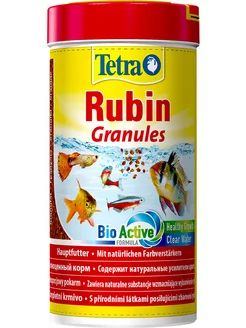 RUBIN GRANULES корм гранулы для рыб усиление окраски 250 мл