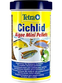 CICHLID ALGAE MINI PELLETS корм шарики для цихлид 500 мл