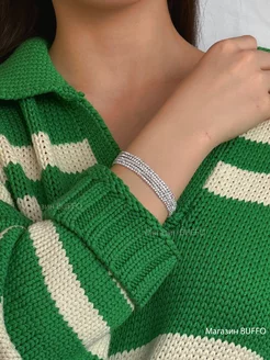 Браслет дорожка на руку со стразами набор 5 шт