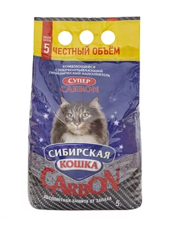 Наполнитель Carbon Комкующийся 5л