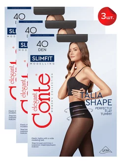 Колготки капроновые утягивающие SLIMFIT 40 набор 3 пары