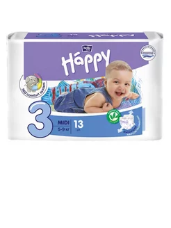 Подгузники Baby Happy 3 midi 5-9 кг 13 шт