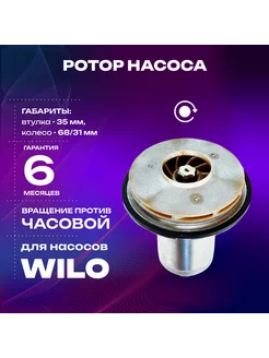 Ротор насоса для WILO KSL 15 5-3C по часовой стрелке