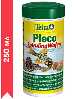 PLECO SPIRULINA WAFERS корм чипсы для донных рыб 250 мл