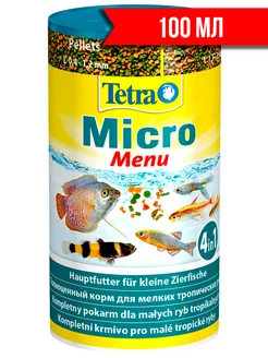 MICRO MENU корм для мелких тропических рыб 100 мл