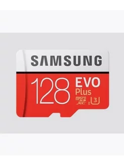 Карта памяти Samsung EVO Plus Micro SD 128 ГБ class 10